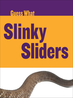 cover image of Slinky Sliders: Rattlesnake
